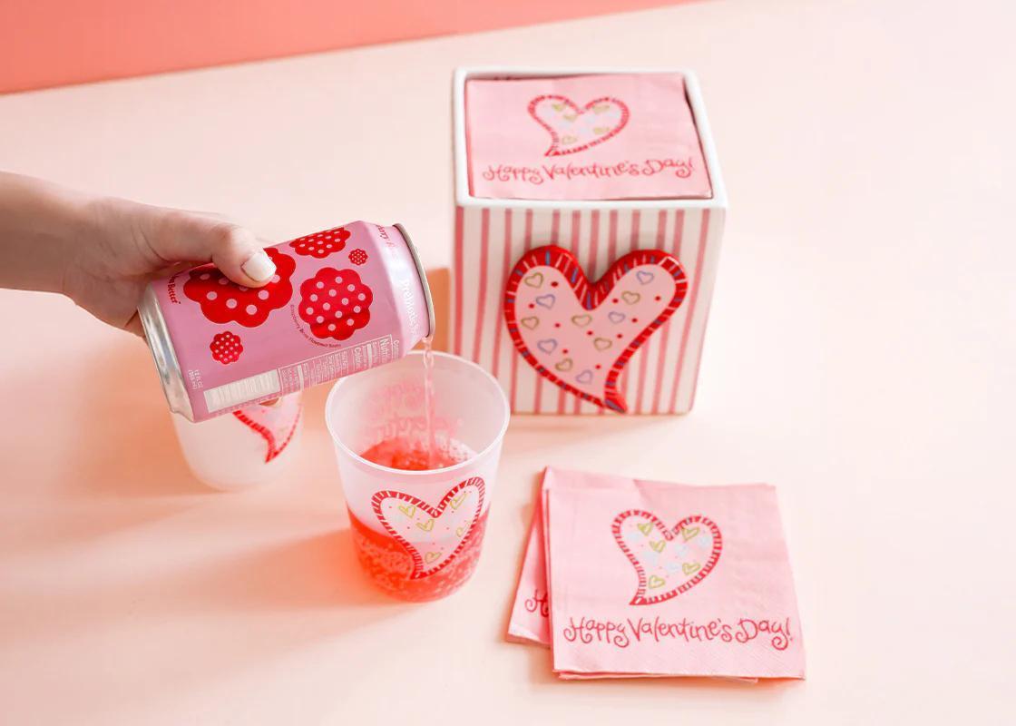 Heart Cocktail Napkins Set of 20