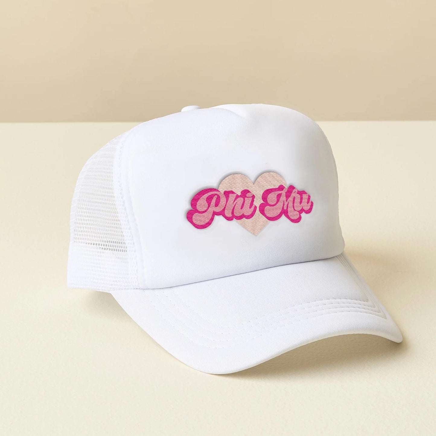 Sorority White Trucker Hat