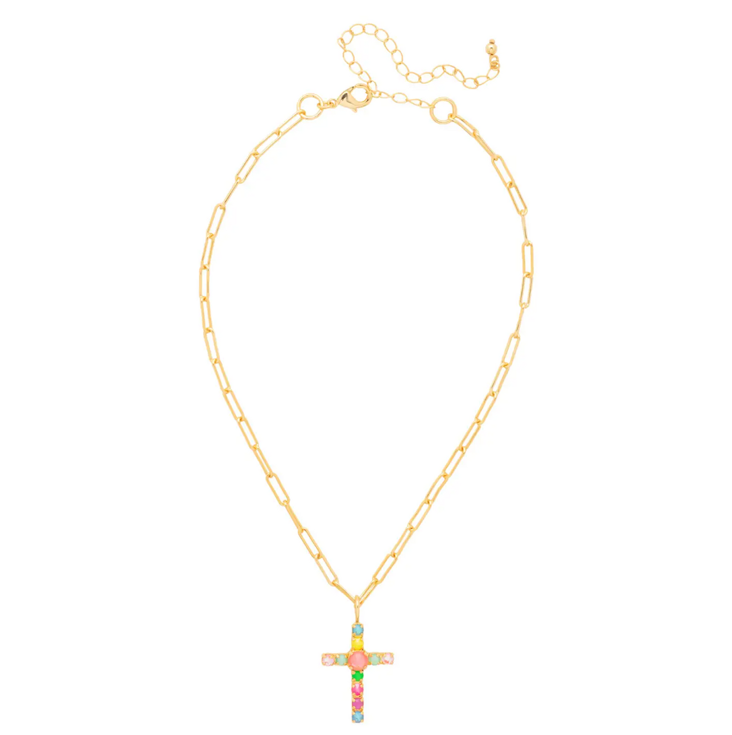 Christina Cross Pendant Necklace
