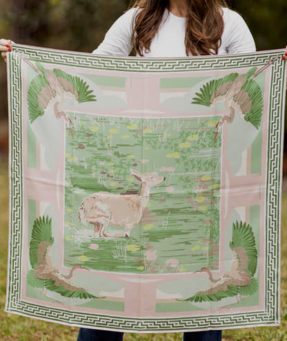 Double Sided Silk Scarf