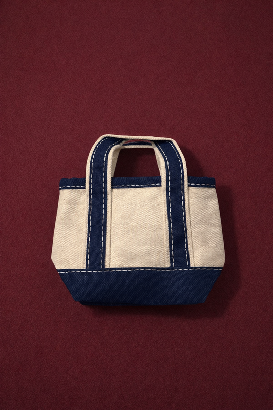 Mini Classic Tote (Navy)