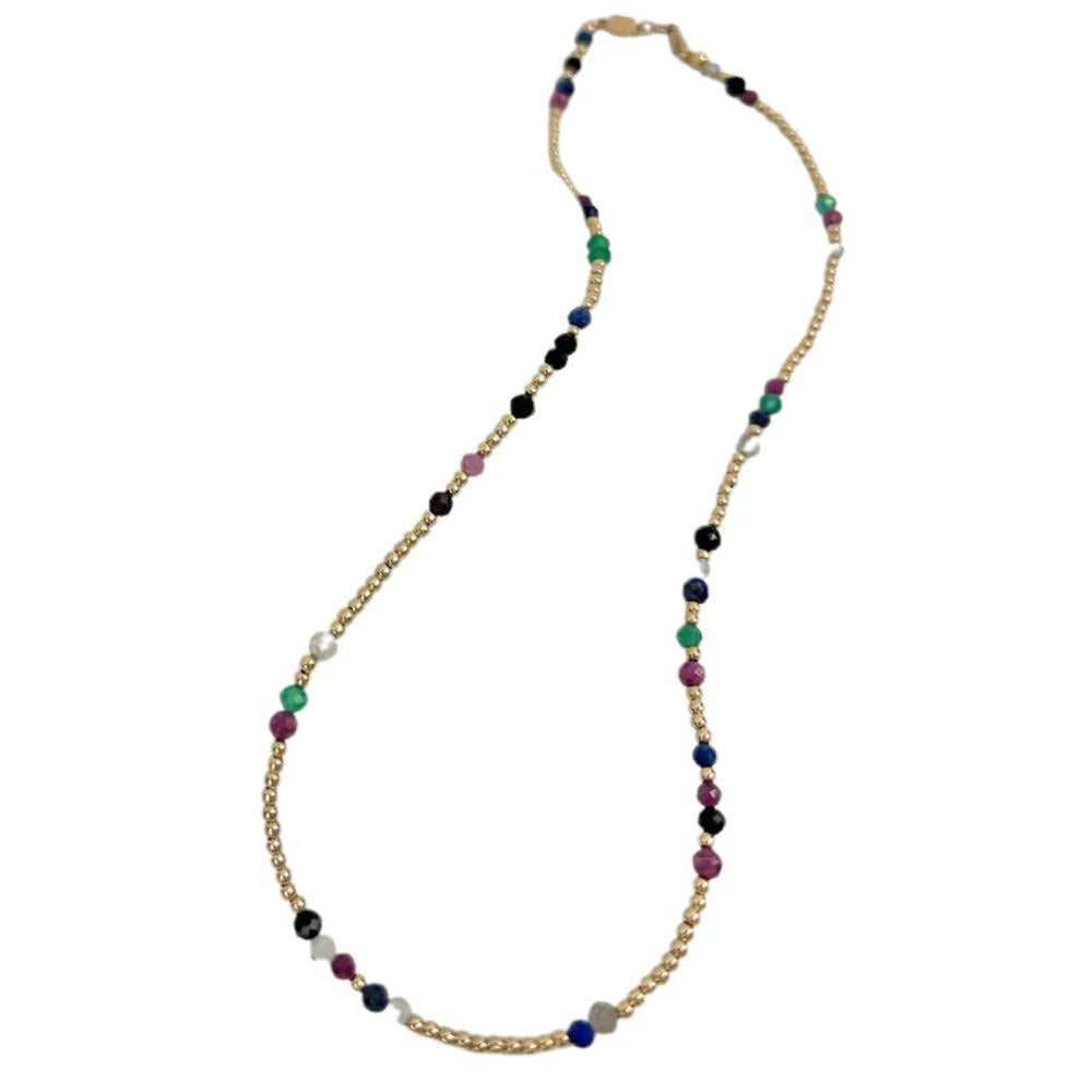 15" Choker Hope Unwritten Gemstone - Hot Mess