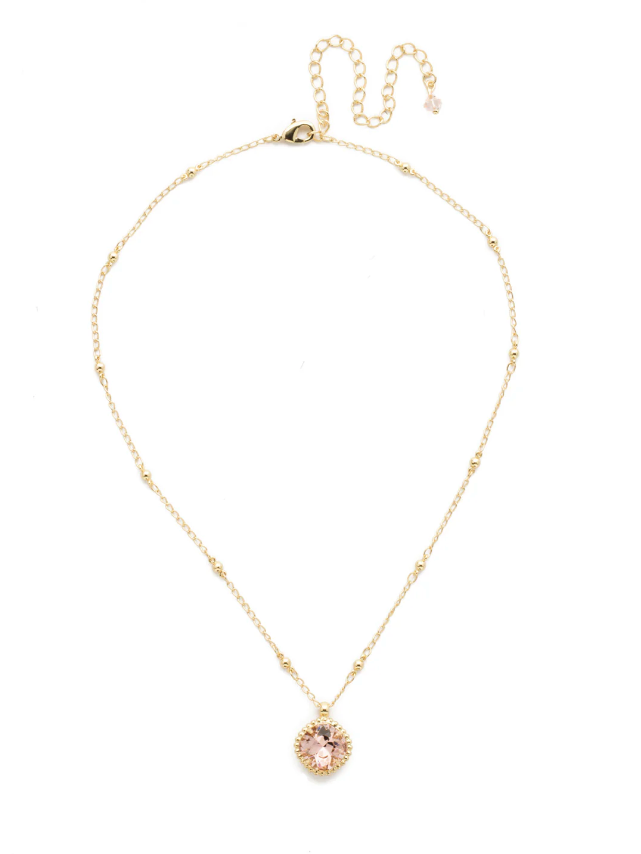 Cushion Cut Pendant Necklace