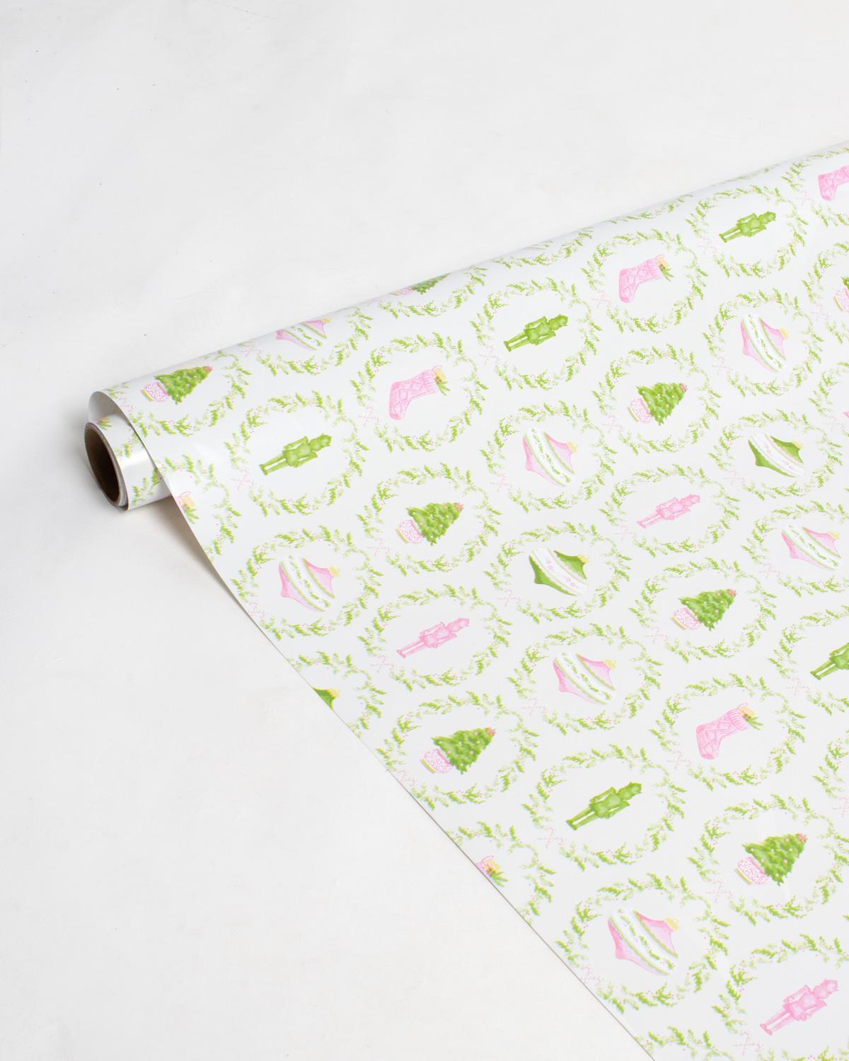 Nutcracker Trellis Gift Wrapping Paper