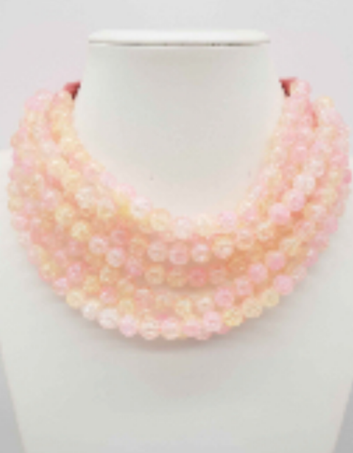 Chunky Beaded Layered Necklace