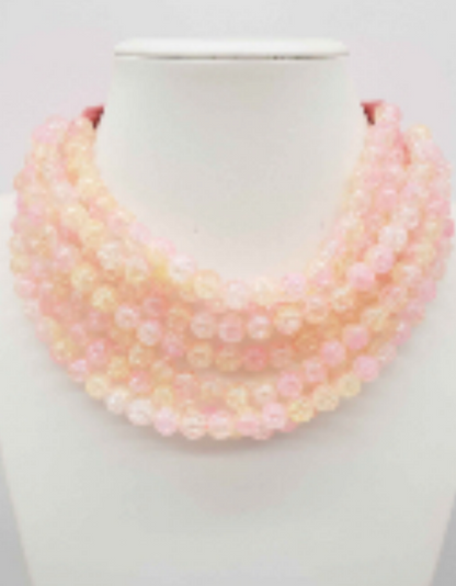 Chunky Beaded Layered Necklace