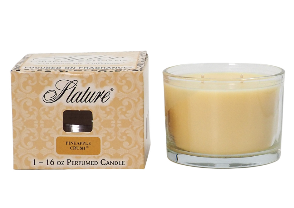 16oz Stature Perfumed Candle (Clear Glass)