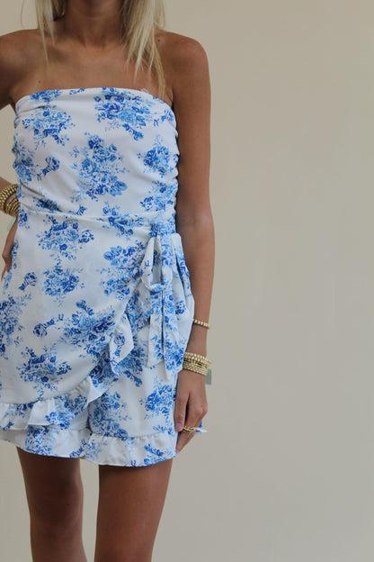 Bella Blue Mini Dress