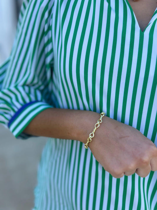 CHAIN LINK CLASP BRACELET