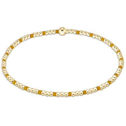 Gameday Hope Sincerity Pattern 2mm Bead Bracelet