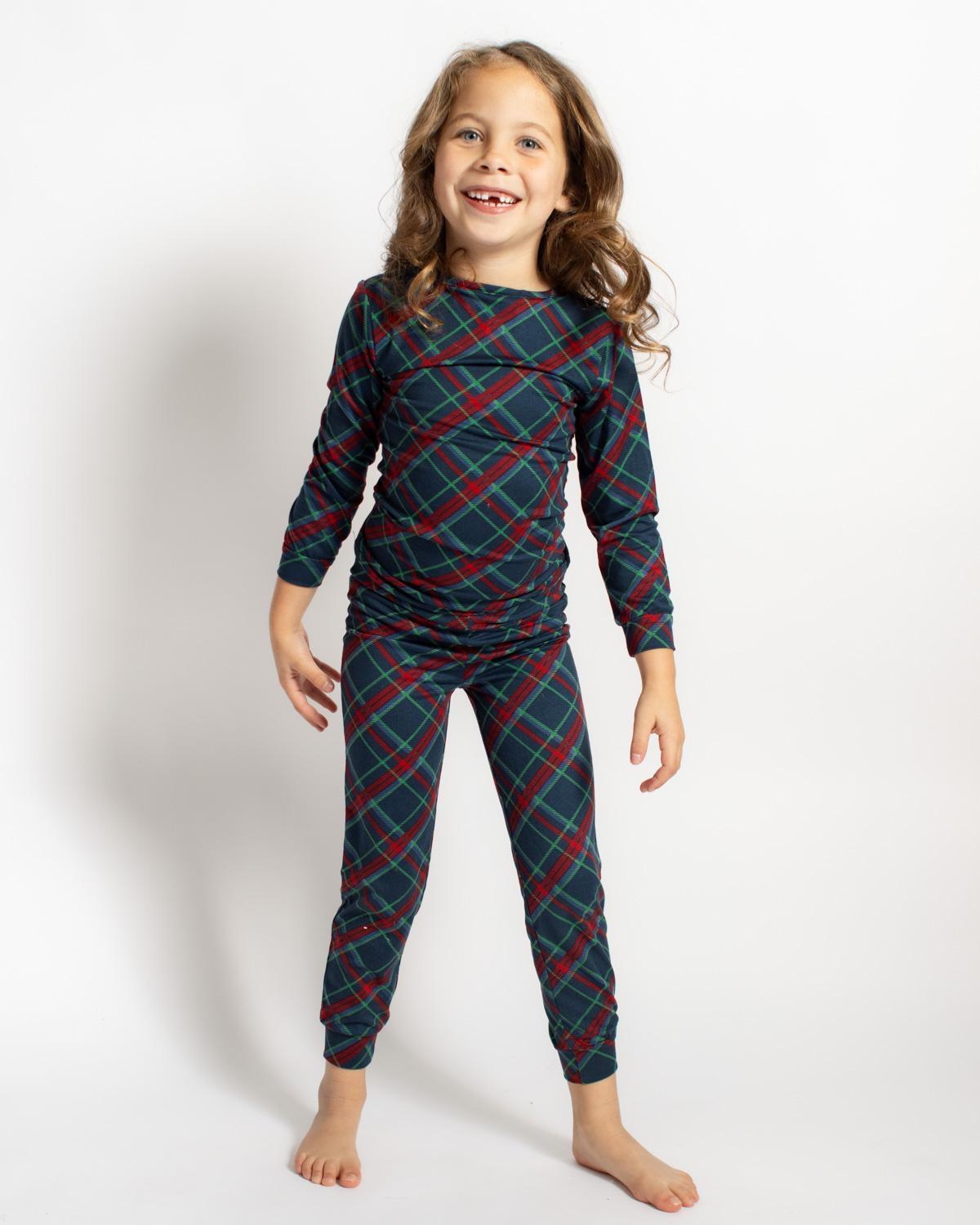Kids Layton Plaid Long Sleeve Pajamas