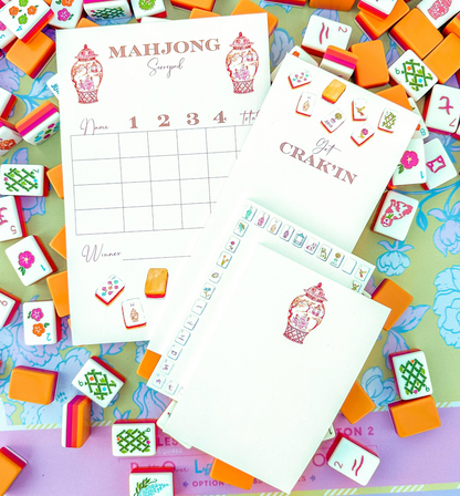 Mahjong Scorecard Pad