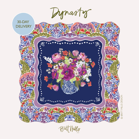 Britt Mills Mahjong Mats (Non-Neoprene): Dynasty