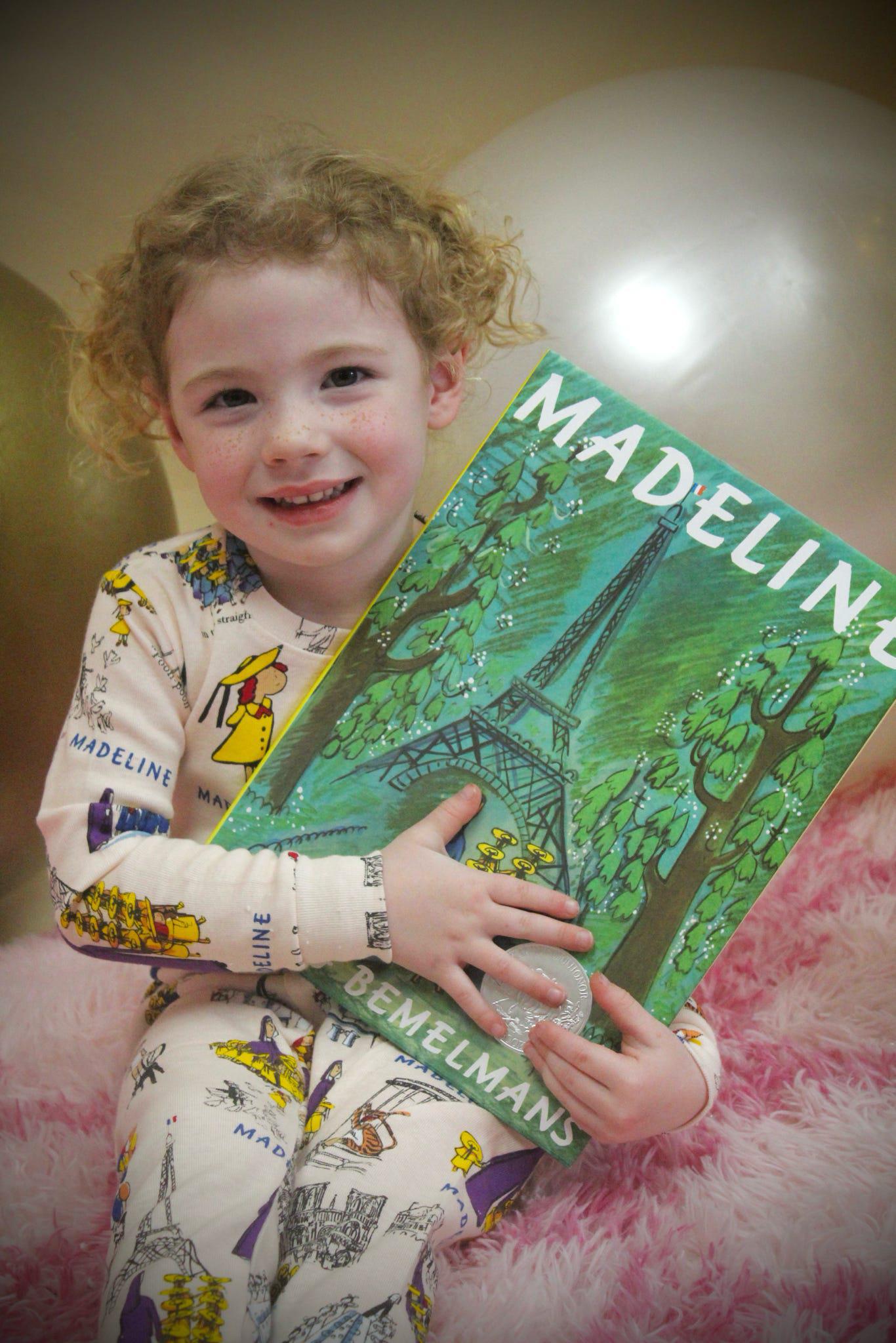 Madeline Pajama Set - Hanging With Book