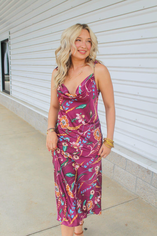 Florence Floral Midi Dress