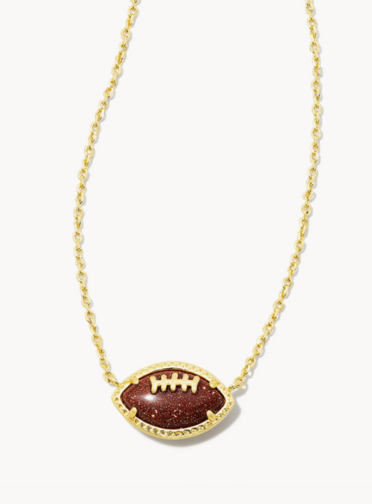 FOOTBALL SHORT PENDANT NECKLACE
