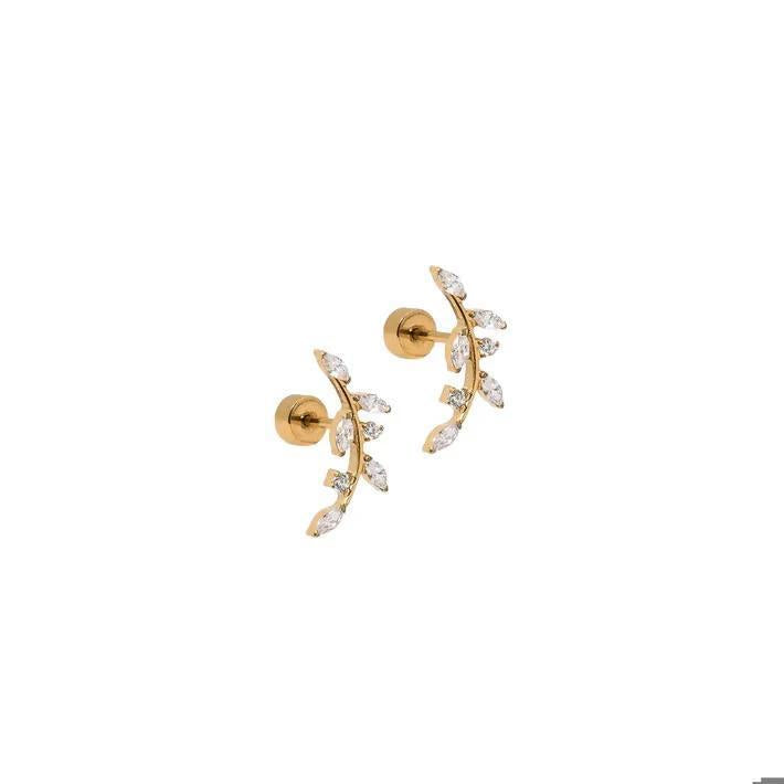 Chloe Climber Screwback Stud Earrings