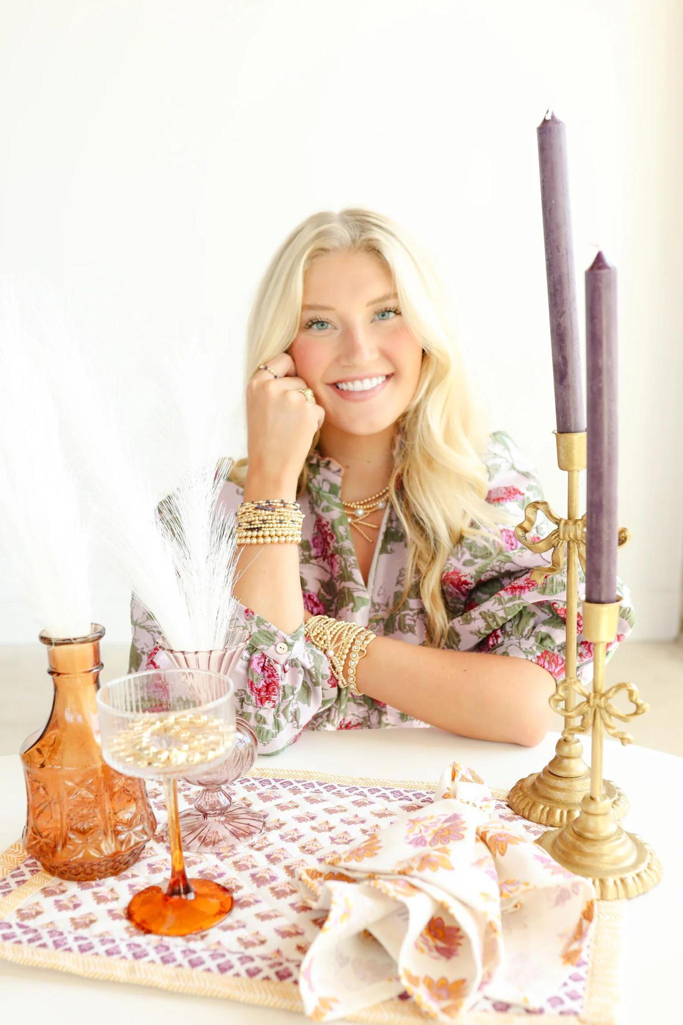 Plum Purple June Bracelet