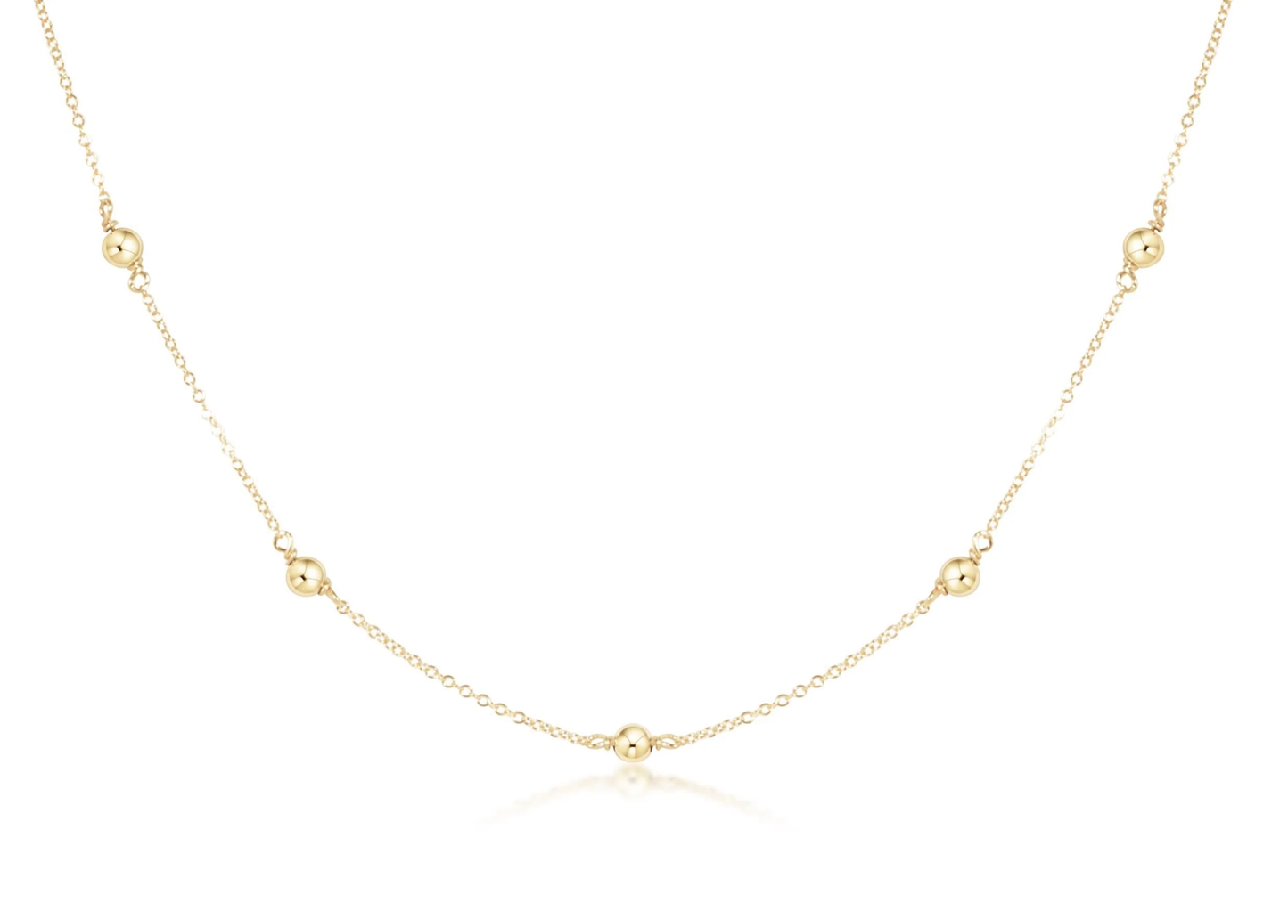 15" Choker Simplicity Chain Gold - Classic 2.5mm Gold