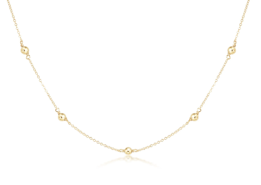 15" Choker Simplicity Chain Gold - Classic 2.5mm Gold