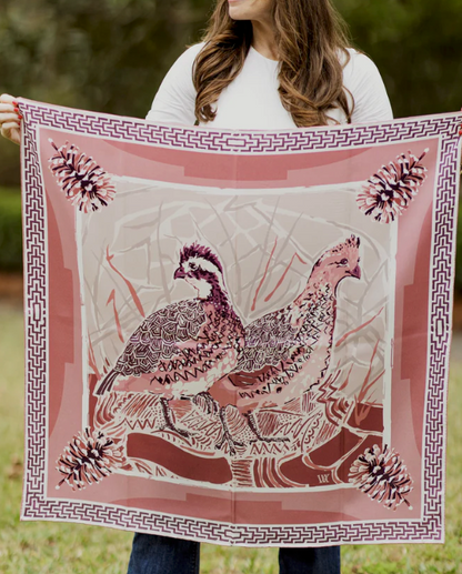 Double Sided Silk Scarf