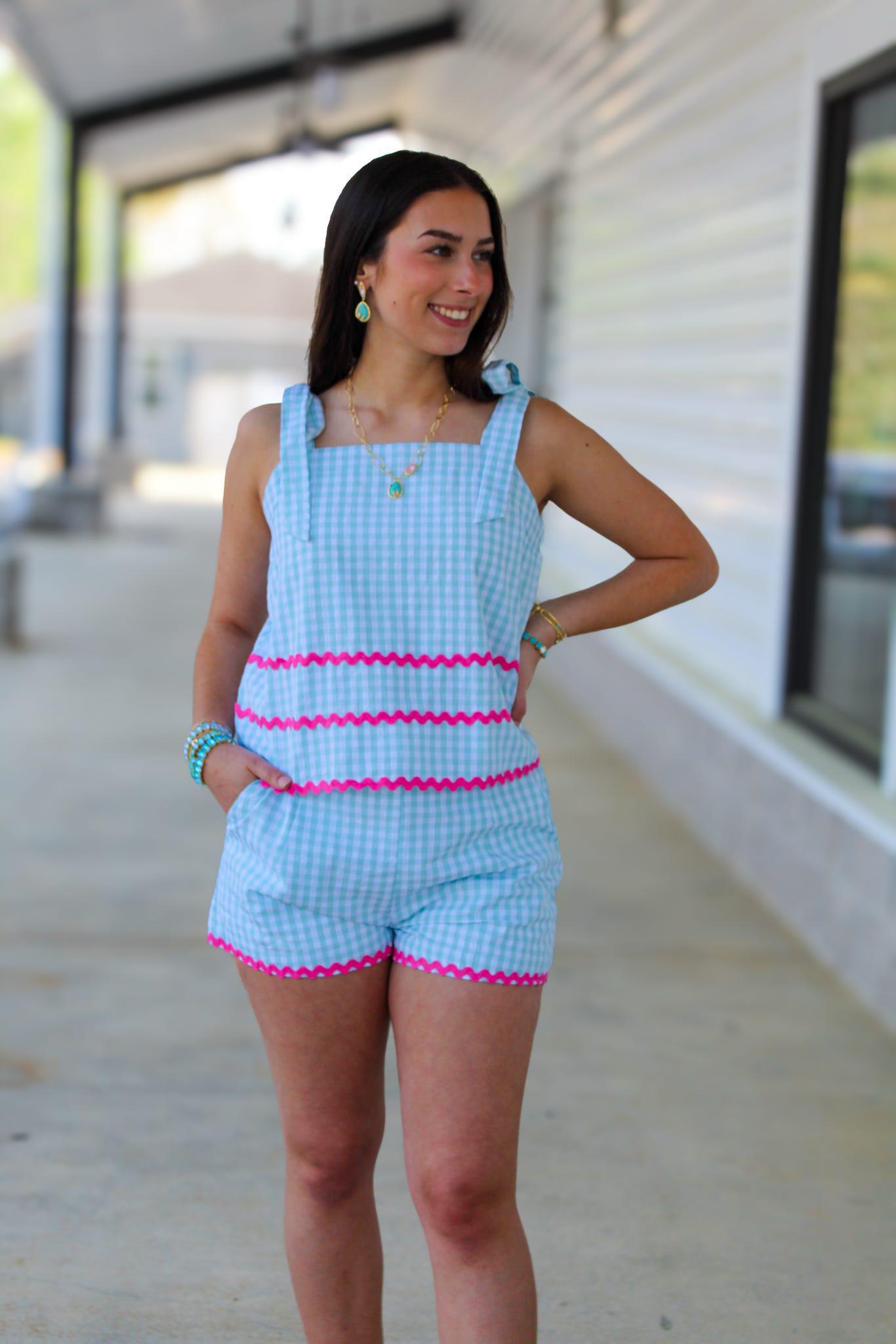 Grace Gingham Shorts