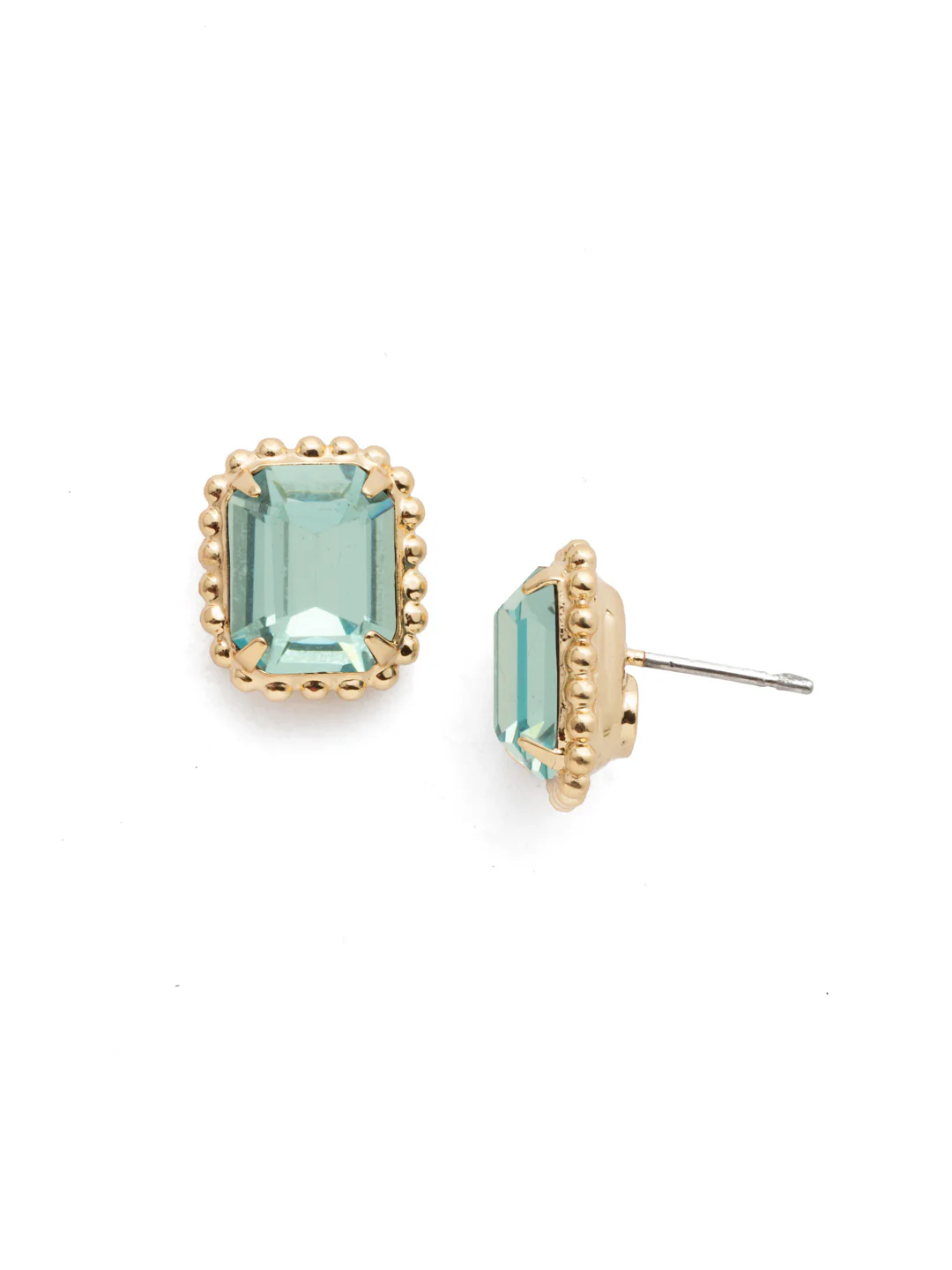 Octavia Scalloped Stud Earrings