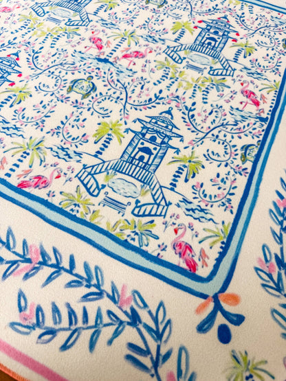 Britt Mills Mahjong Mats (Non-Neoprene): Regal Bloom