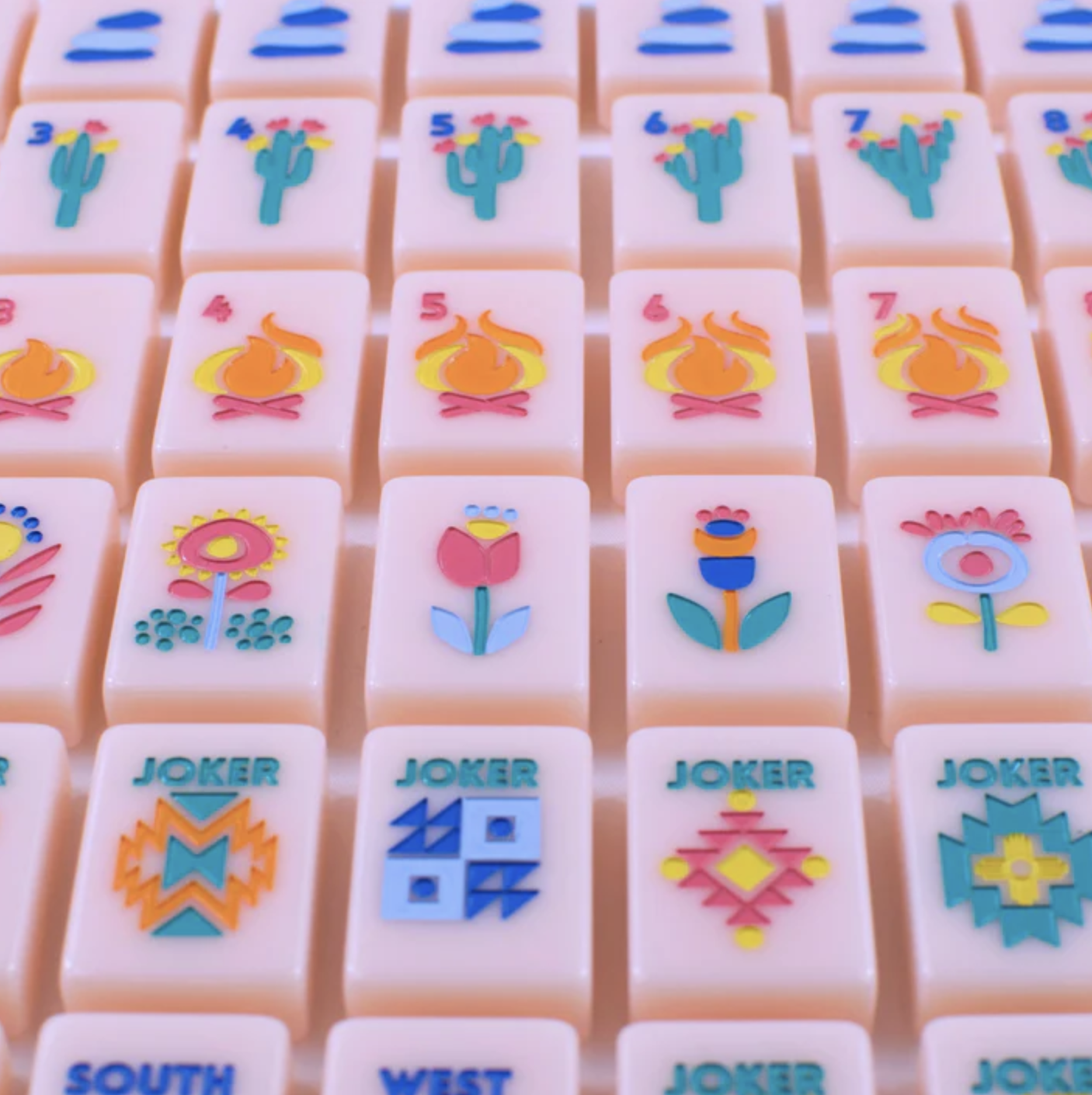 The Southwest Series Mahjong Tiles