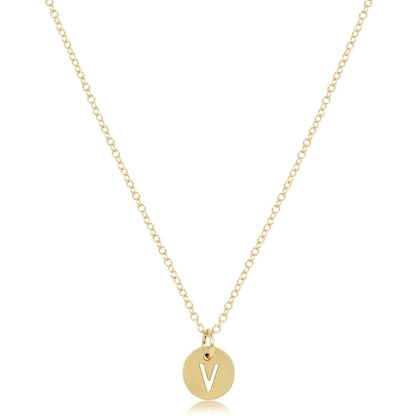 Respect Small Disc - Necklace