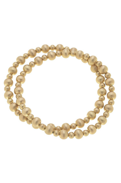 Kayla Ball Bead Stretch Bracelet Set