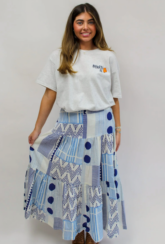 Anastasia Mix Maxi Skirt
