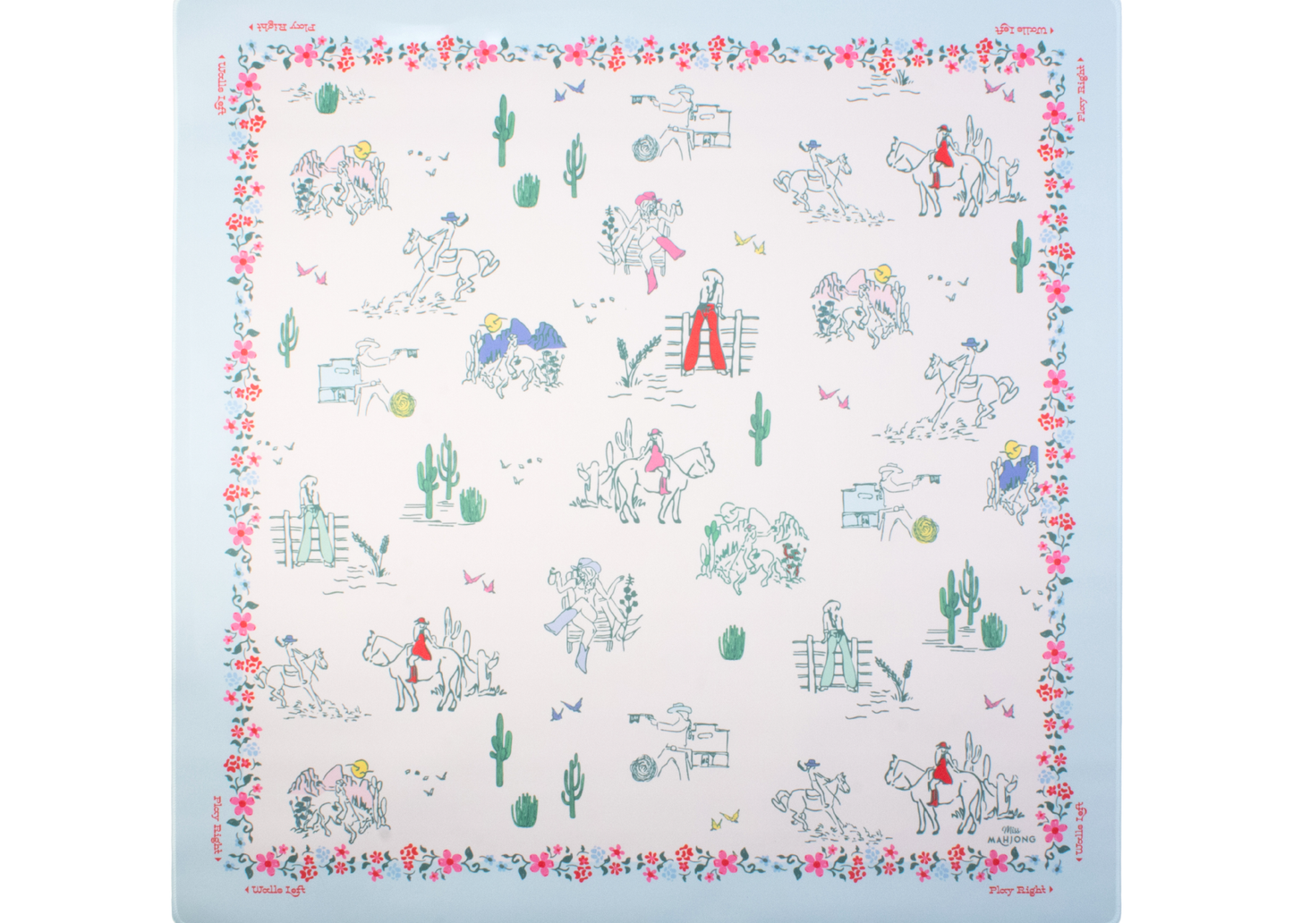 Wild West Mahjong Playing Mat