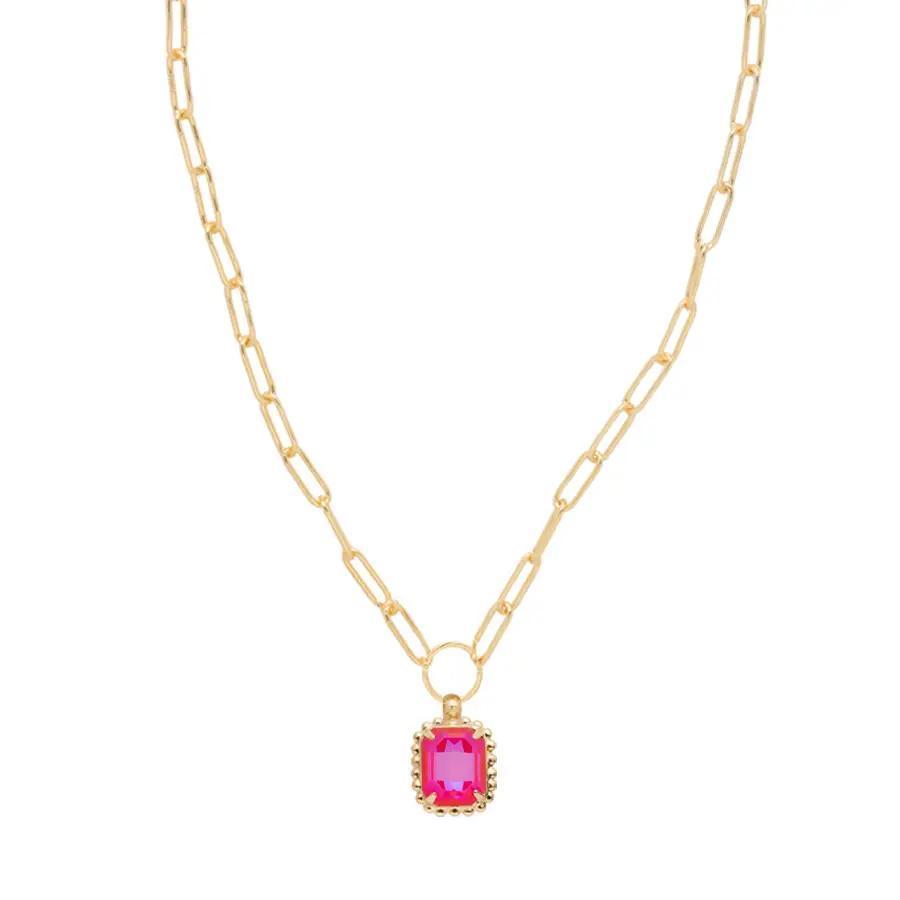 Octavia Scalloped Pendant Necklace