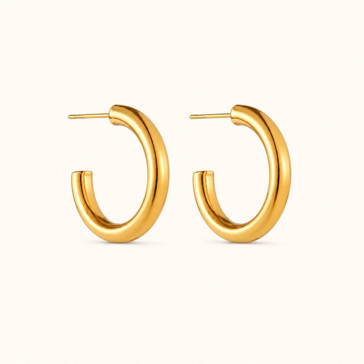 Muse Hoops - Gold