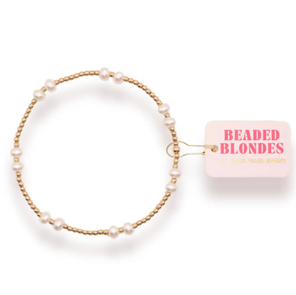 Gold Pearl Bracelet