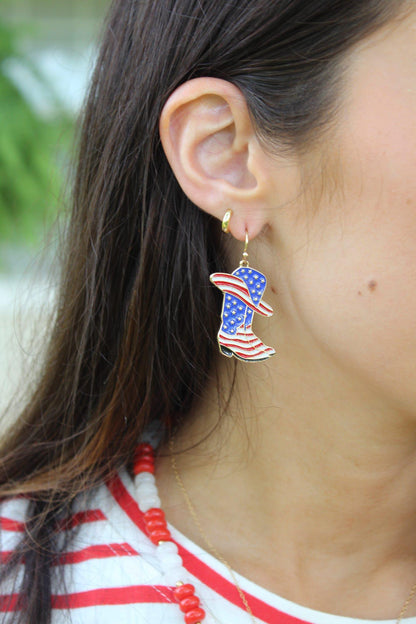 PATRIOTIC FASHION EARRINGS