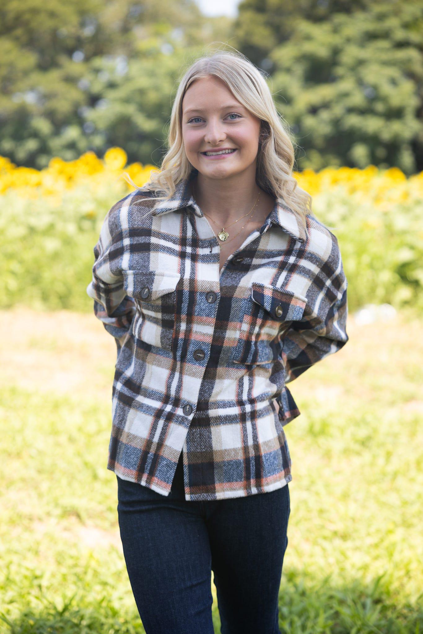 Auburn Plaid Shacket