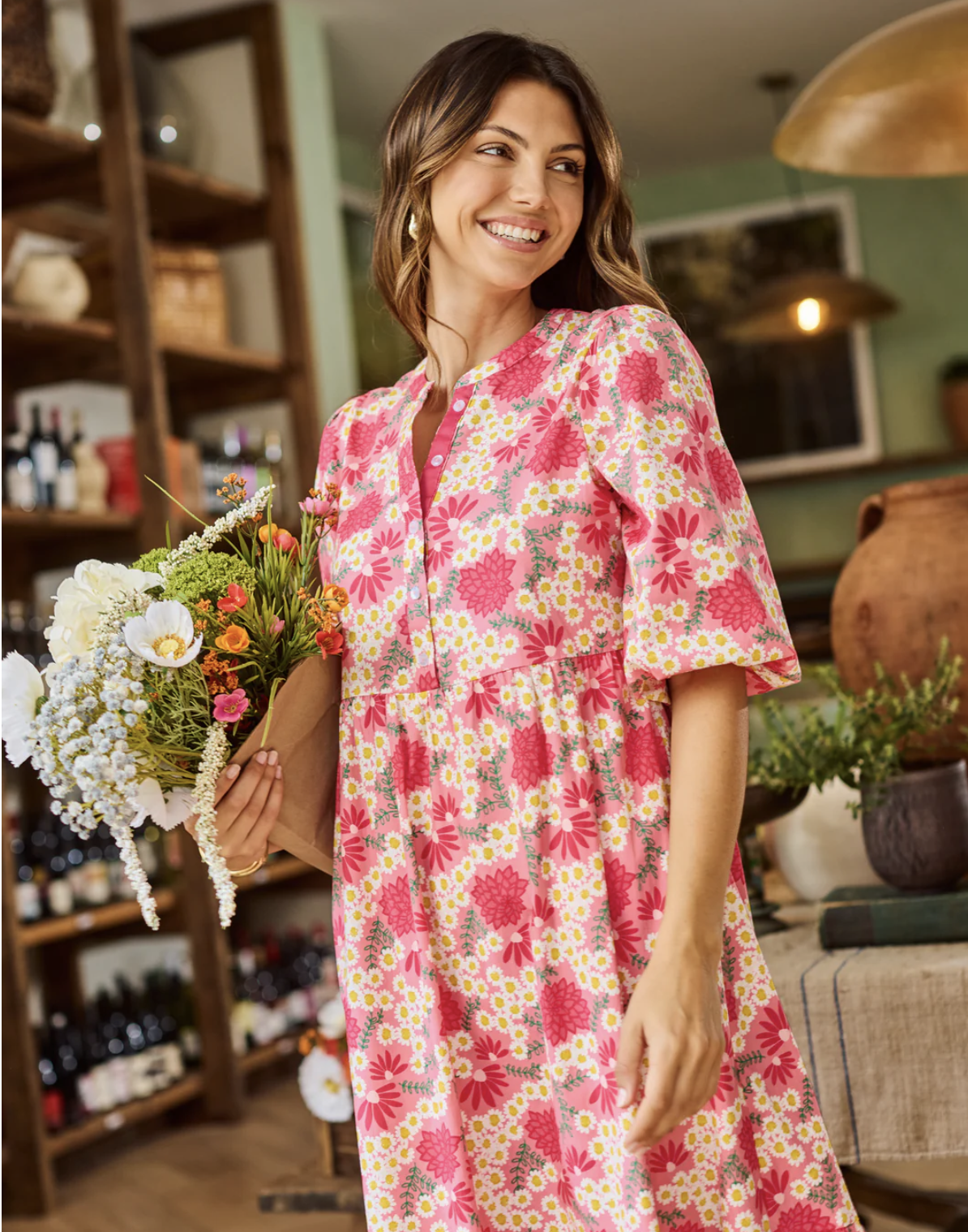 Dress Riley Daisy Chain Pink