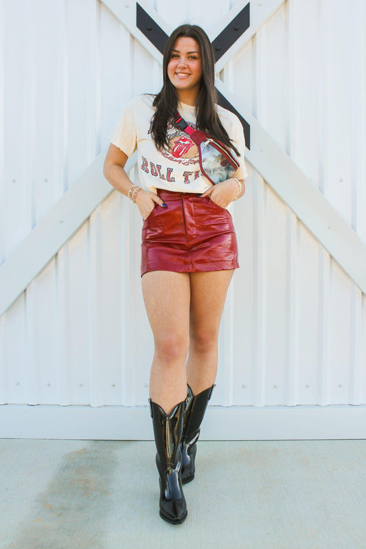 Rolling Stones Bama Football Lick Thrifted Tee