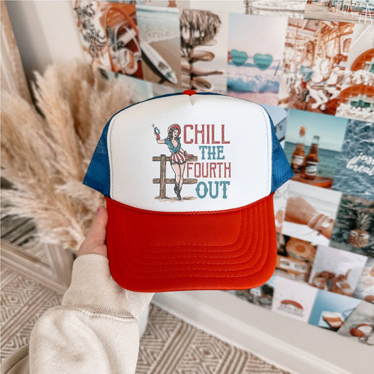 Chill the Fourth out Trucker Hat