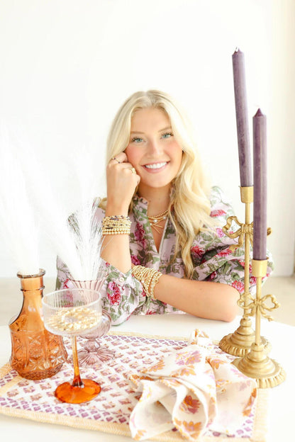 Plum Purple June Bracelet