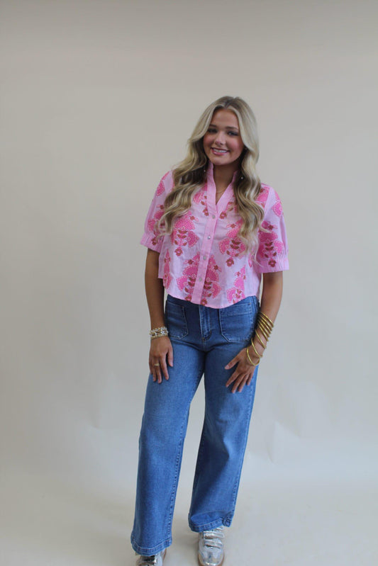 Patch Pocket Wide Leg JBD Jeans