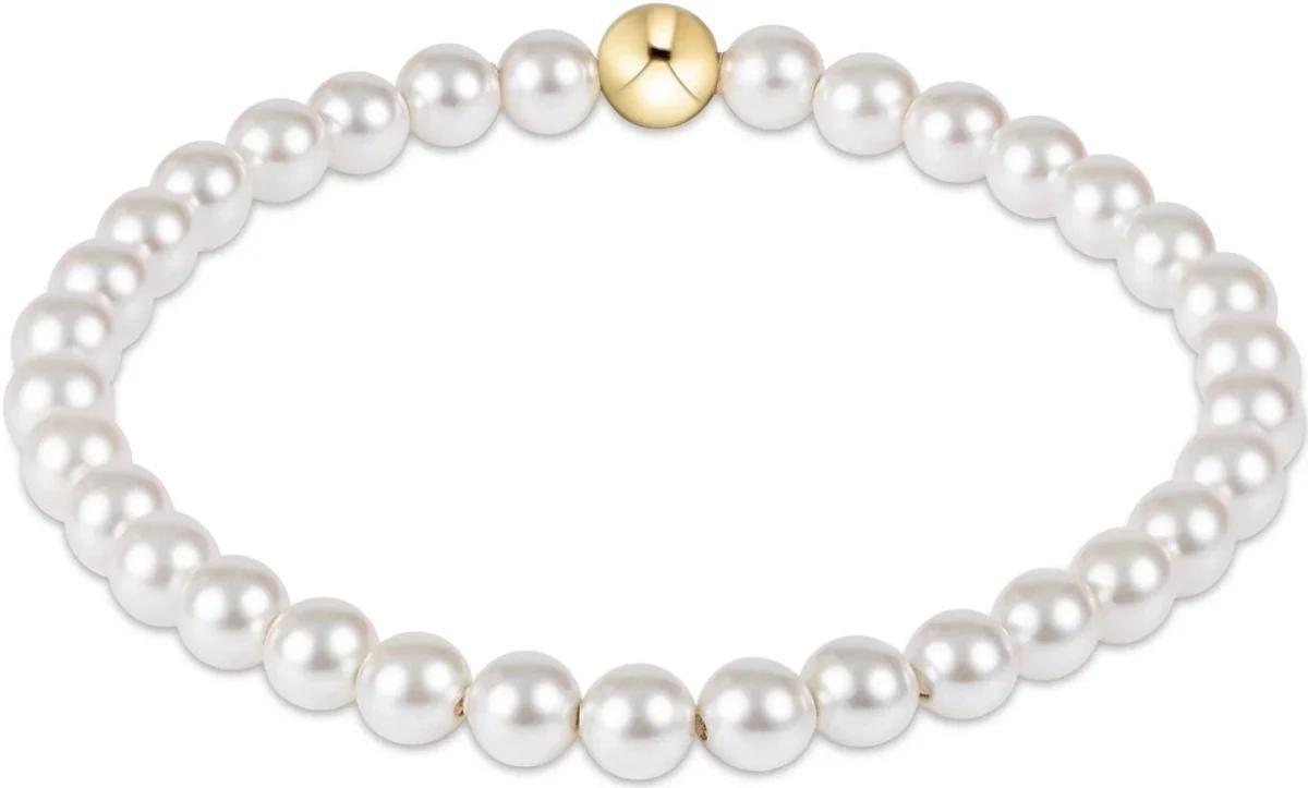 Classic Pearl 5mm Bead Bracelet
