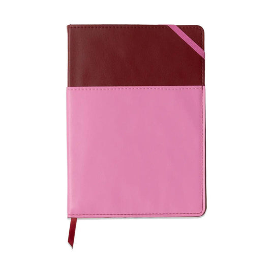 Weekly Planner Pad - Burgundy + Pink
