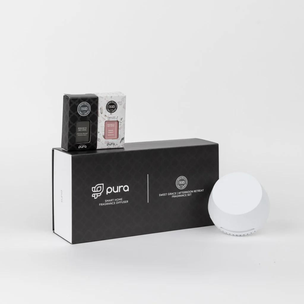 PURA+ Bridgewwater Car Diffuser Set with Sweet Grace