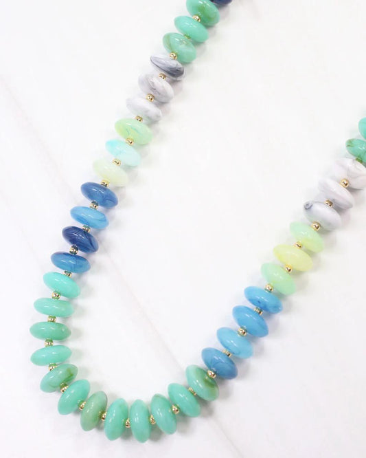 Belfast Stone Beaded Necklace