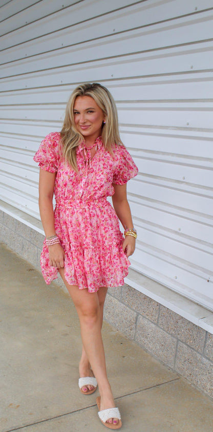 Rosy Breeze Dress