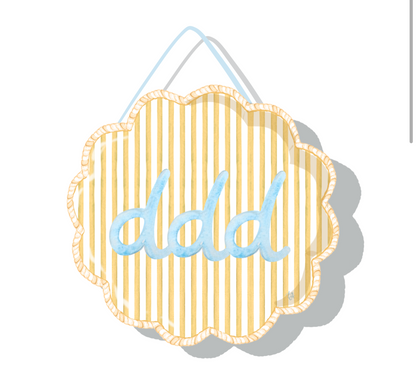 Acrylic Sorority Door Hangers