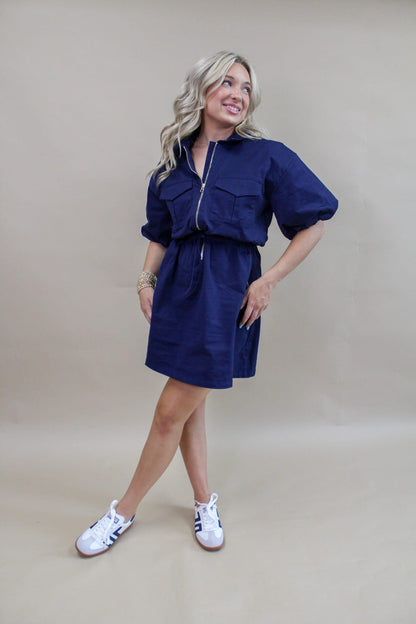 Antonia Half Zip Dress